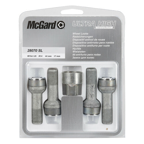 McGard Kugelbolzen, 4-teiliges Set – Ultrahohe Sicherheit – E180