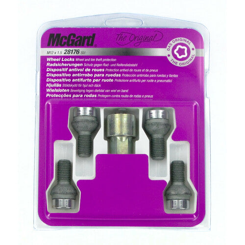 McGard Bulloni ruota auto sferici kit 4 pz - Original - E010