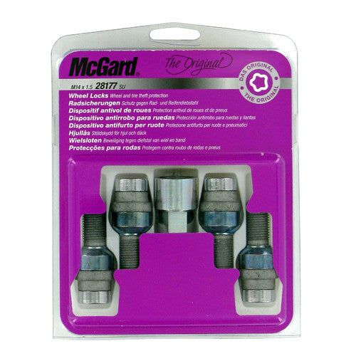 McGard Kugelgelenk-Radbolzen-Set 4-teilig - Original - E160