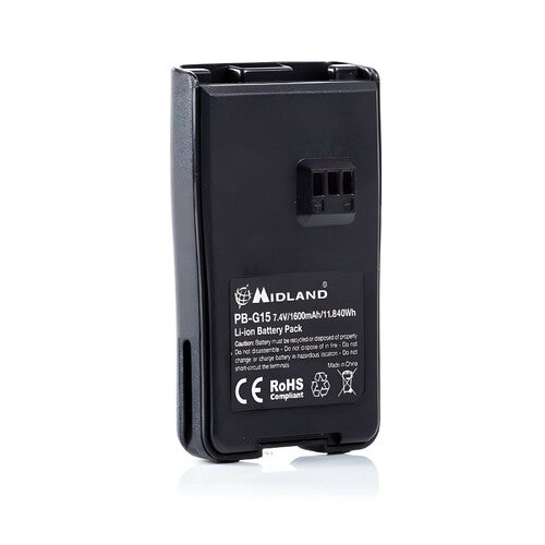 Midland PB-G15/G18, batteria radio