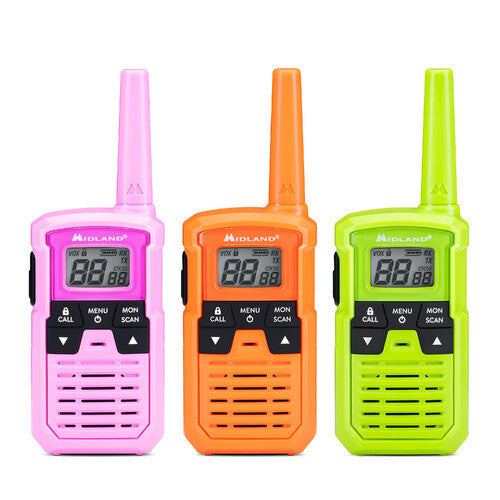 Midland XT10 PRO Multicolor, juego de 3 walkie talkies