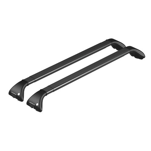 Snap Steel pair of telescopic steel roof bars L 100136 cm