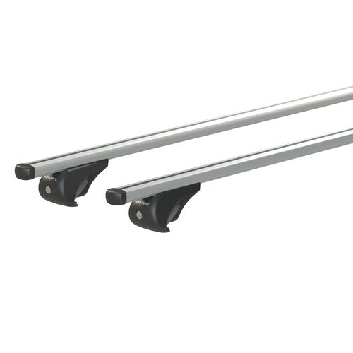 Yuro par de barras de techo de aluminio XL 140 cm N15047