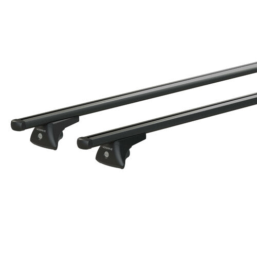 Nordrive Helio Black In-Rail, kompletter Satz Aluminium-Dachträger - L - Evos IA N15061