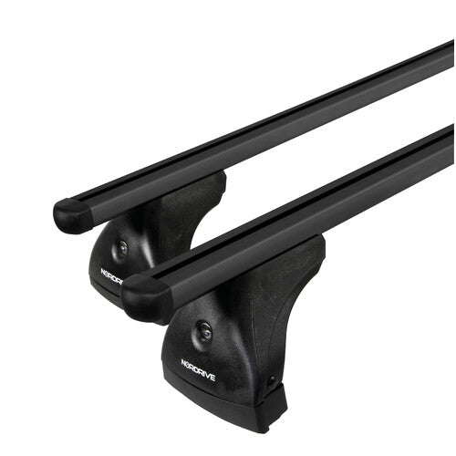 Nordrive Helio Black, coppia barre portatutto in alluminio - L - 127 cm N15071
