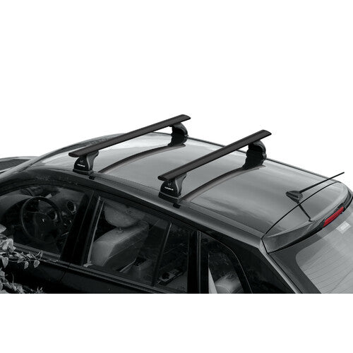 Nordrive Silenzio Black, coppia barre portatutto in alluminio - XL - 140 cm N15082
