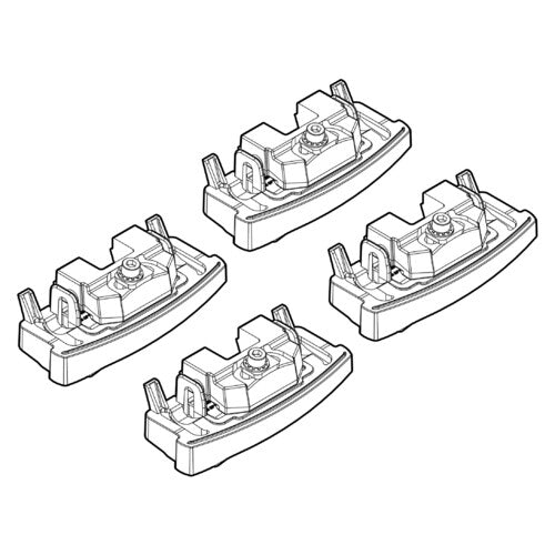 Dachgepäckträger-Befestigungssatz 100 Mito 09/08>05/13 Fixpunkt Dach ohne Dach