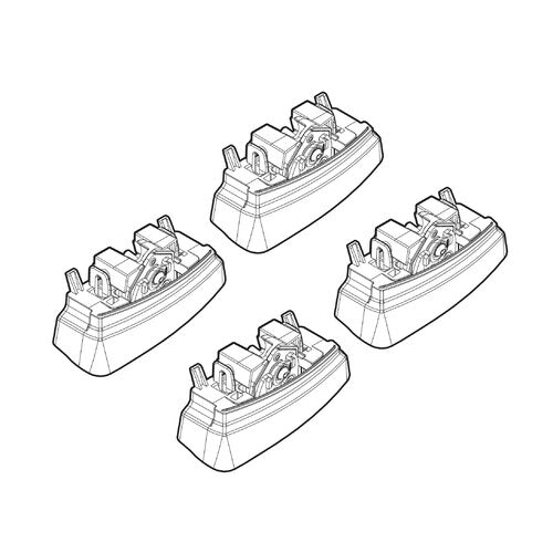 Roof rack attachment kit for Peugeot 3008 05/09>11/13 fixpoint roof without glass