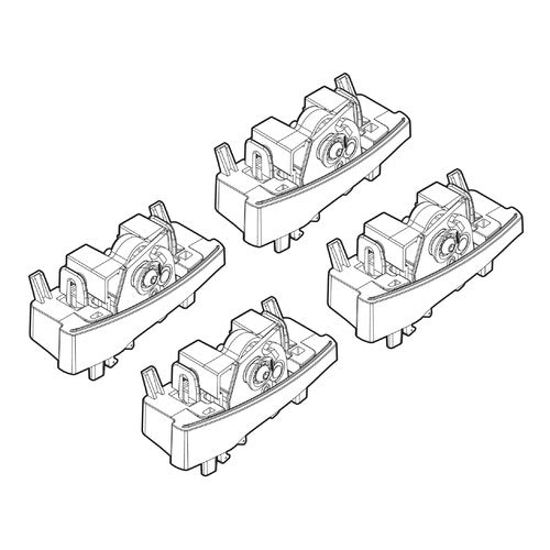 Kit attacchi barre portatutto 170 Opel Corsa D 3p 09/06>01/11 tetto fixpoint N21170