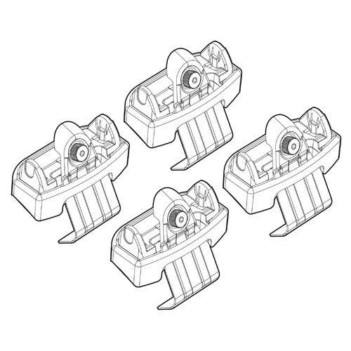 Kit attacchi barre portatutto Renault Espace 05/15>07/20 tetto std /tetto vetro