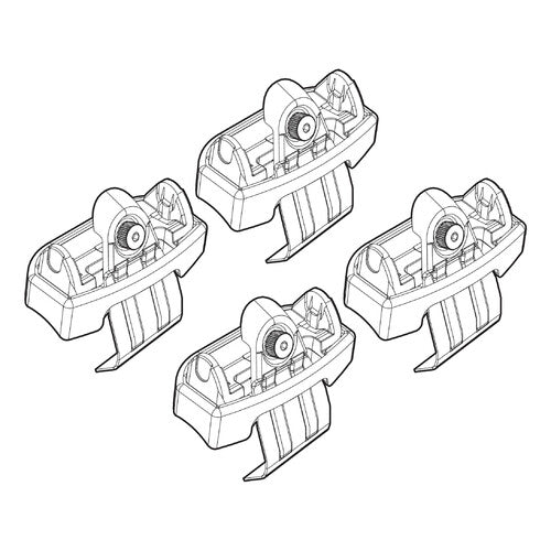 Kit attacchi barre portatutto 181 Skoda Fabia 5p 02/15>06/18 tetto standard