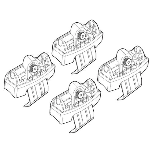 Kit de fijación de barras de techo Nordrive para Honda HR-V 192 (09/15-10/18), techo estándar N21192