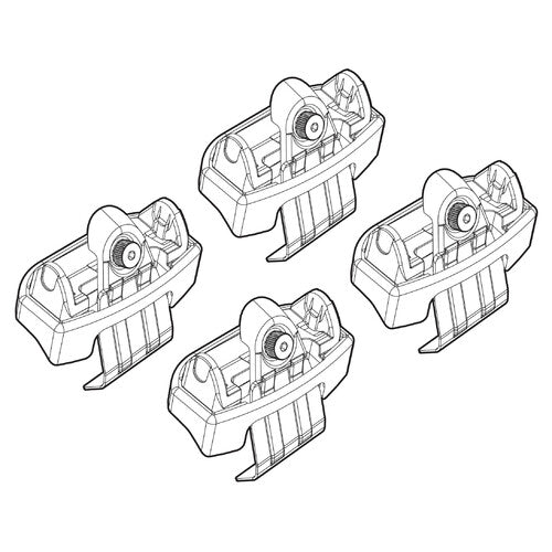 Roof rack attachment kit 197 Ford Edge 07/16>08/18 standard roof / glass roof