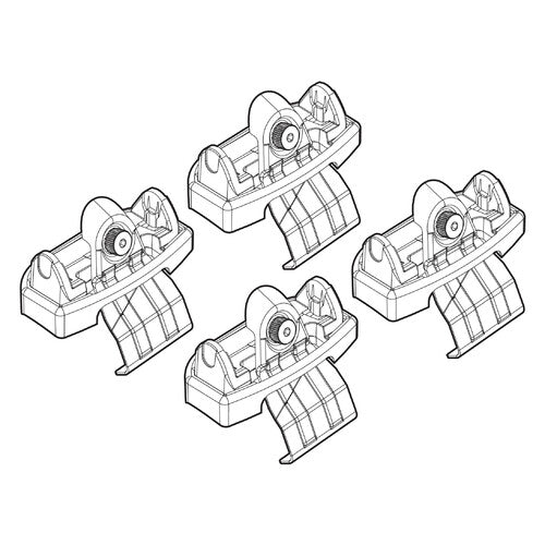 Roof rack attachment kit 198 Ford Ecosport 09/15>01/18 standard roof