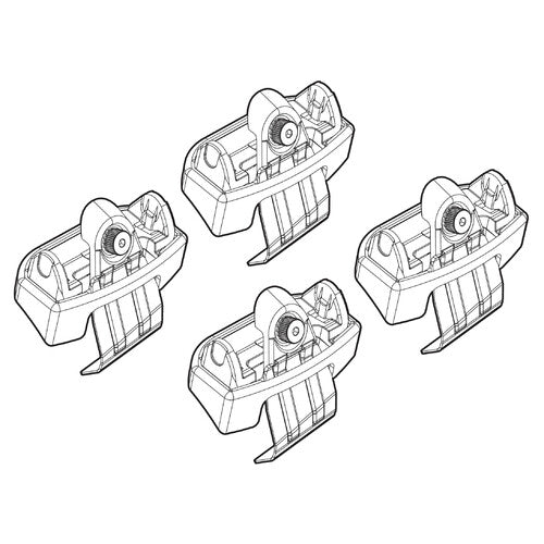 Alfa Stelvio 03/17> roof rack attachment kit, internal depth, roof mounting