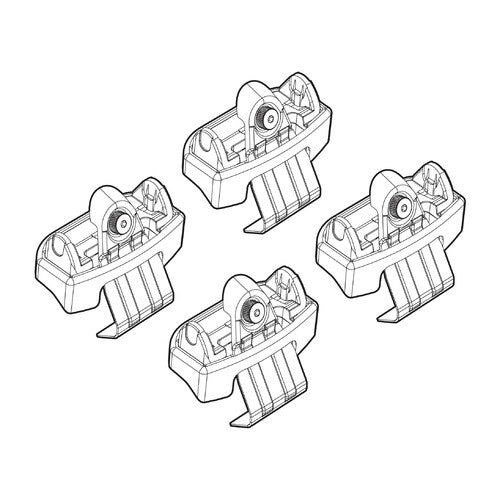 Kit attacchi barre portatutto 208 Toyota C-HR 12/16>10/19 tetto standard N21208