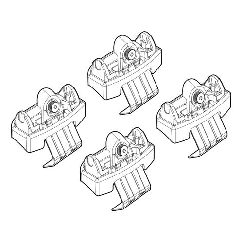 Kit attacchi barre portatutto 213 Opel Crossland X 06/17>09/20 tetto standard