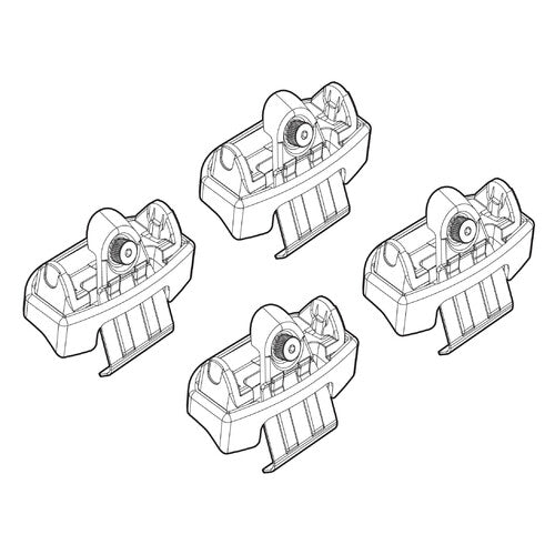 Nordrive Kit attacchi barre portatutto 217 Honda Civic 4p 03/17> tetto standard N21217