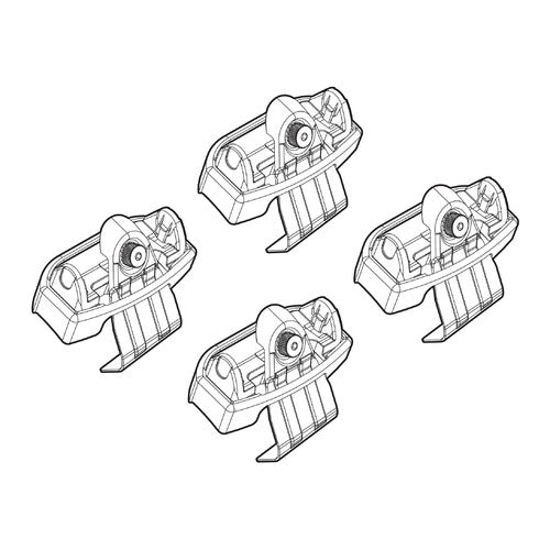 Roof rack attachment kit 219 Audi A5 Sportback 09/16>10/19 standard roof