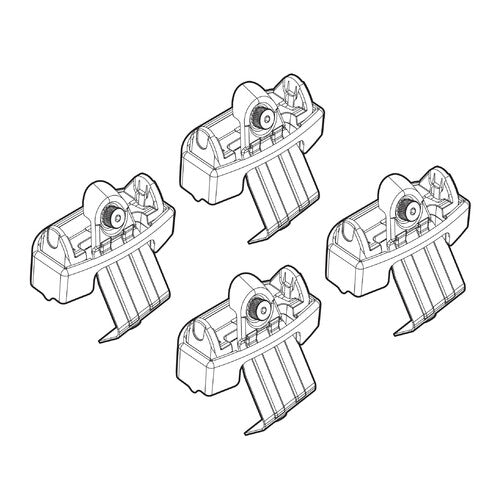 Kit attacchi barre portatutto 223 Ford Mondeo 4p 11/14>02/19 tetto standard