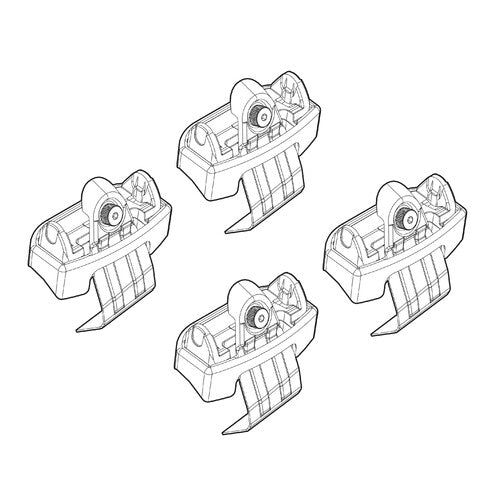 Nordrive Kit attacchi barre portatutto 232 Skoda Scala 5p 06/19> tetto standard N21232