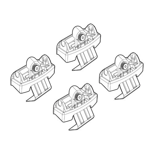 Roof rack attachment kit 235 Renault Clio V 5p 08/19> standard roof
