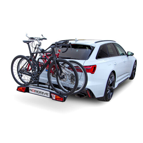 Nordrive Elix 2, portabiciclette per gancio traino - 2 bici N50410