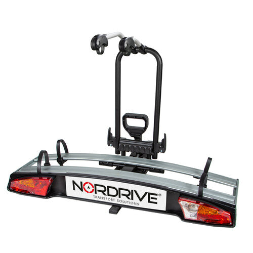 Portabicicletas para barra de remolque Nordrive Wave 2 - 2 bicicletas N50415