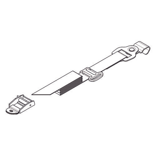 Nordrive Set of 2 position 2 straps for rear bike racks