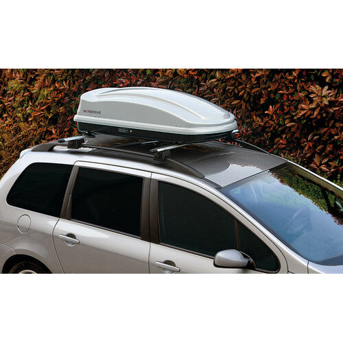Nordrive Box 330, cofre de techo ABS, 330 litros - Plata brillante N60001