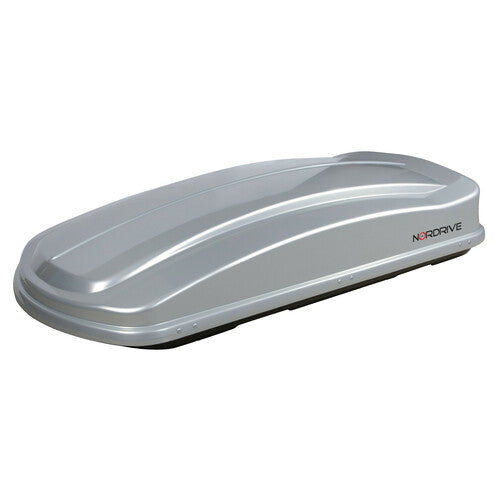Nordrive Box 430, ABS roof box, 430 litres - Glossy silver