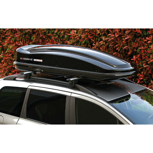 Nordrive Box 430, box tetto in ABS, 430 litri - Nero lucido