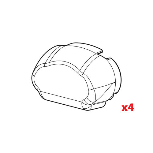 Nordrive Set of 4 Kuma Bar Caps