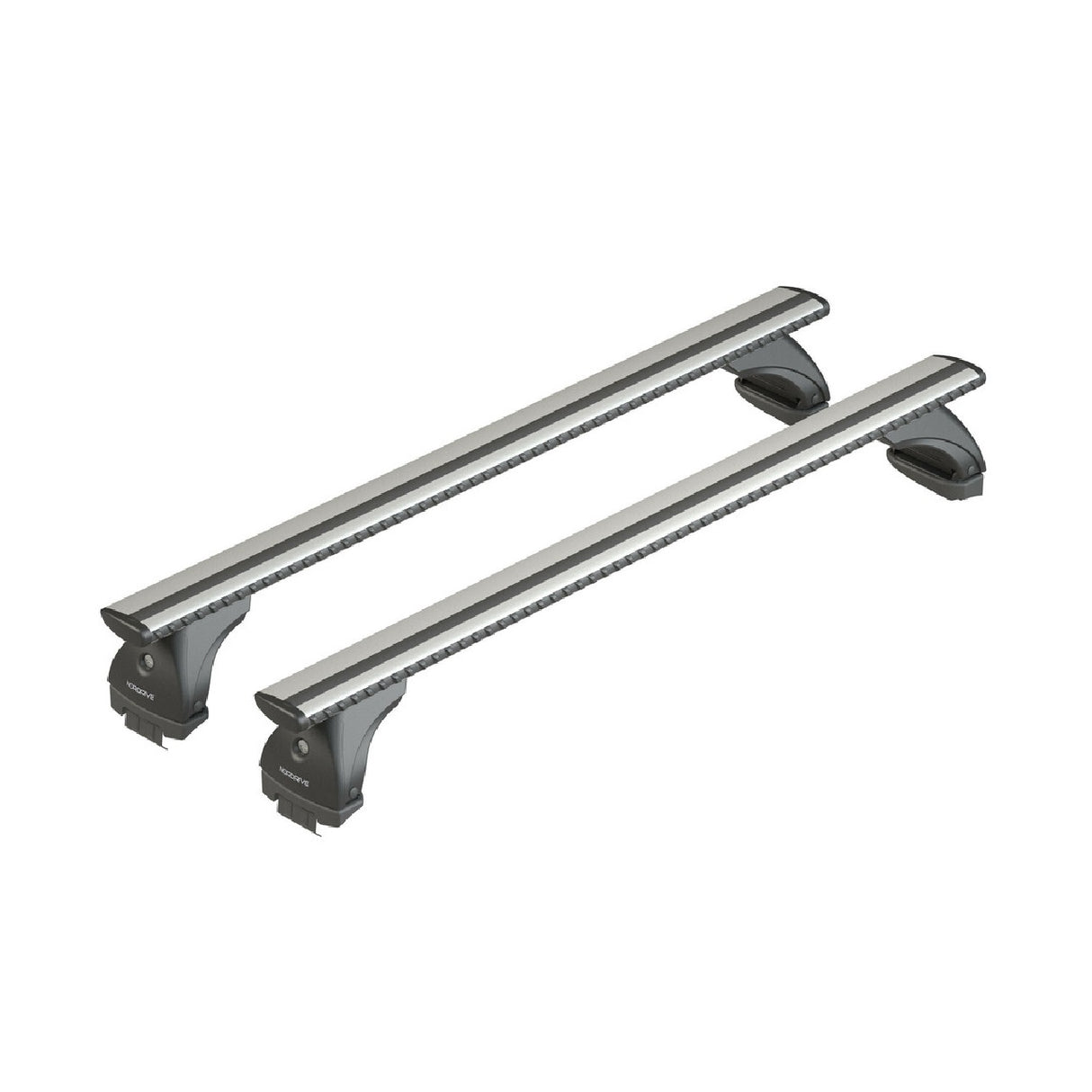Nordrive komplettes Auto-Dachträger-Set – Evos – 117 – Silenzio L NK117ESL