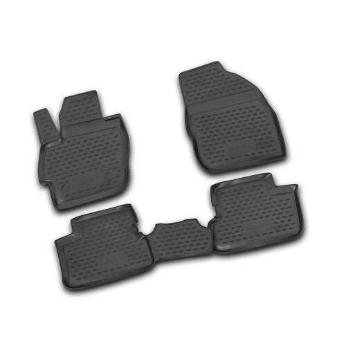 Novline Maßgeschneiderter TPE-Autofußmattensatz - Kompatibel mit Mazda 3 4-Sitzer (11/10>09/13) - Mazda 3 5-Sitzer (04/09>12/13)