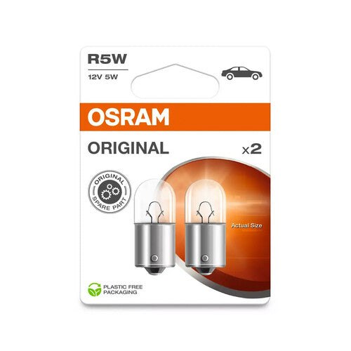 Osram 12V Original Line - R5W - 5W - BA15s - 2 uds - Caja