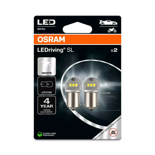 Osram 12V LEDriving SL - (R10W) - 1W - BA15s - 2 pz - Scatola