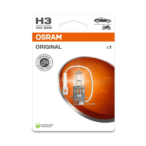 Osram 12V Original Line - H3 - 55W - PK22s - 1 ud - Caja