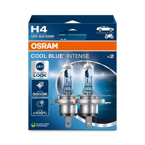 Osram 12V Cool Blue Intense (Next Gen) - H4 - 60/55W - P43t - 2 Stück - Box