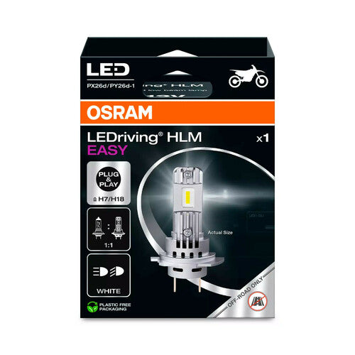 Osram 12V LEDriving HLM Easy - (H7/H18) - 16W - PX26d/PY26d-1 - 1 Stück - Verpackung