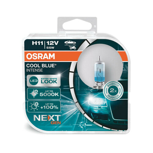 Osram 12V Cool Blue Intense (Next Gen) H11 55W PGJ19-2 2 Stück Plastikbox