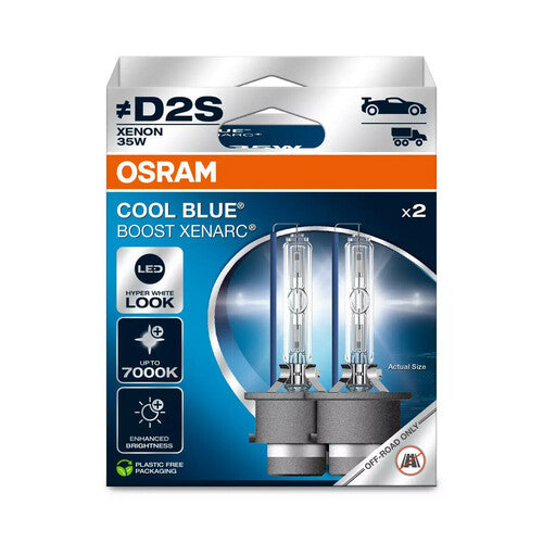 Osram Xenarc Cool Blue Boost - D2S - 35W - P32d-2 - 2 uds - Caja