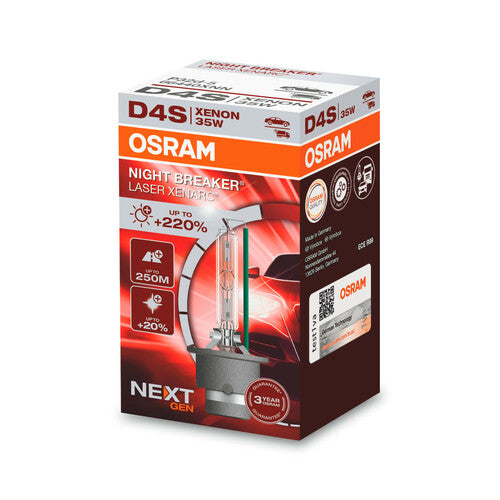 Osram Xenarc Night Breaker Laser (Nächste Generation) – D4S – 35 W – P32d-5 – 1 Stück – Verpackung