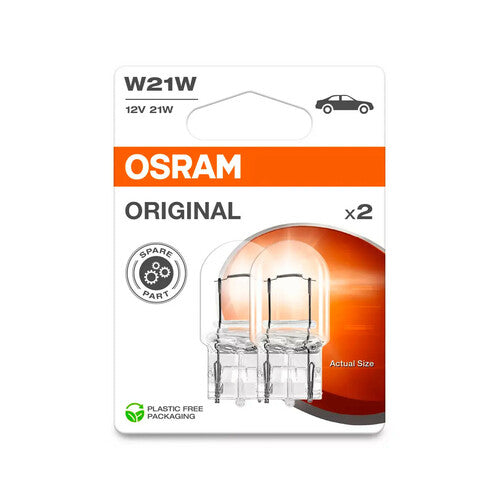 Osram 12V Original Line - W21W - 21W - W3x16d - 2 uds - Caja