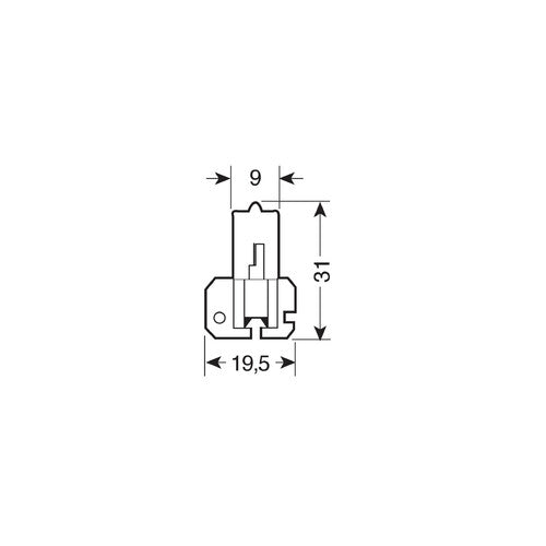 Osram Lampadina 24V Original Line - H2 - 70W - X511 - 1 pz - Scatola