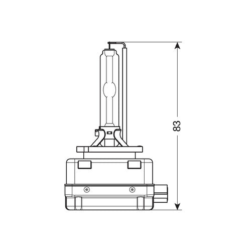 Osram Xenarc Lampe – D3S – 35 W – PK32d-5 – 1 Stück – Verpackung
