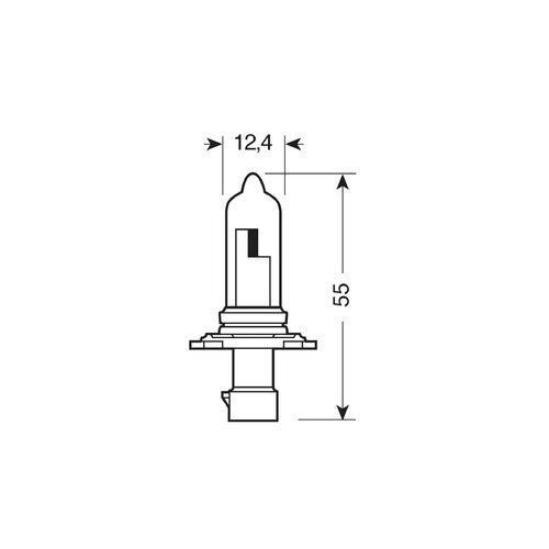 Bombilla Osram Original Line 12V - HB3A - 60W - P20d - 1 ud - Caja
