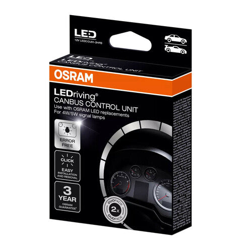 Unidad de control Canbus Osram LEDriving, evita mensajes de error - 4W / 5W