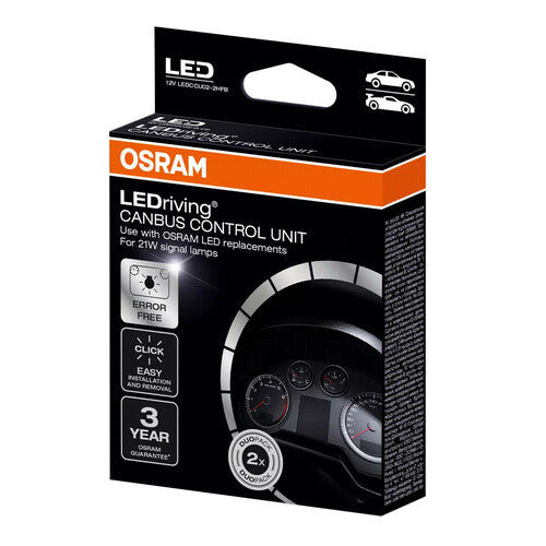 Unidad de control Canbus Osram LEDriving, evita mensajes de error - 21 W