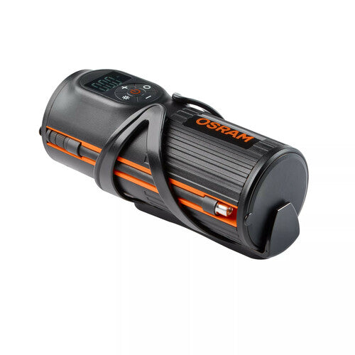Osram TYREinflate 2000, un compresor de neumáticos digital recargable.